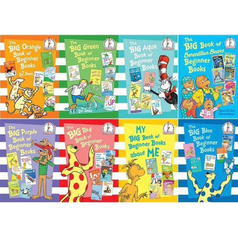 [SEGEL] HARDCOVER Dr. Seuss The Big Book of Beginner Books Picture Book - A Love Of Reading Starts W