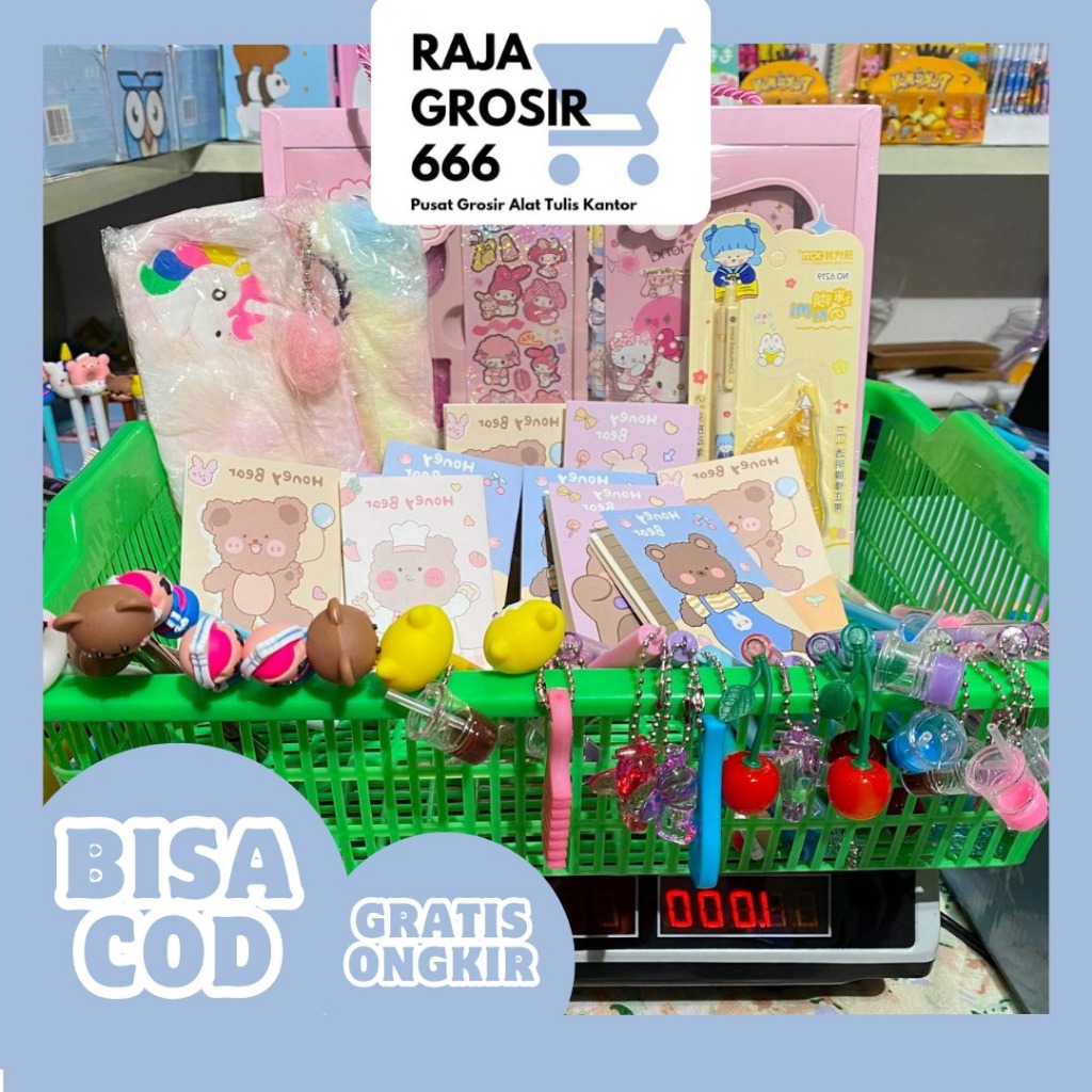 

Paket alat tulis 1000 gram premium isi pulpen paket ALAT TULIS PILIH SEPUASNYA TANPA BATAS paket usaha reseller premium