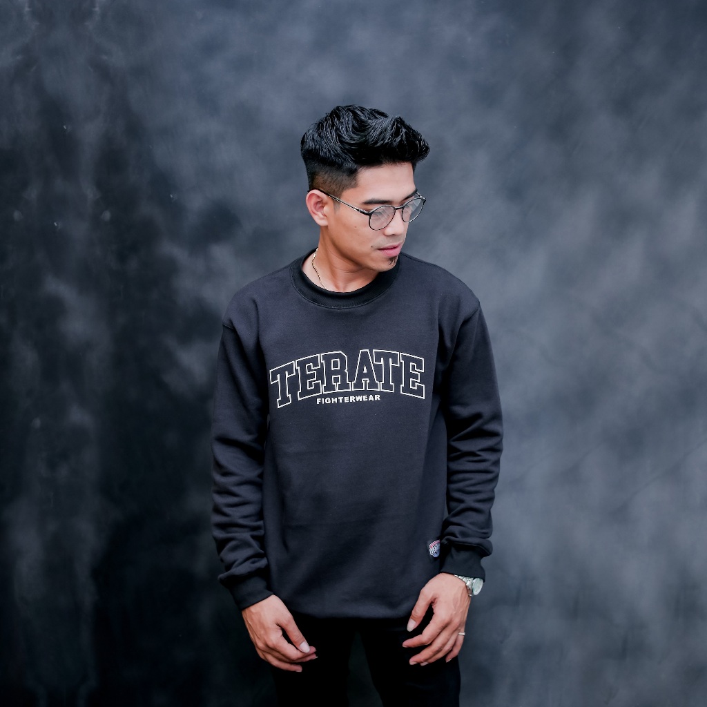 CREWNECK PSHT SWEATER PSHT TERATE FIGHTERWEAR TFJ 89