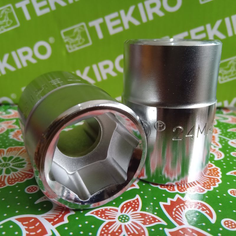 Tekiro mata shock sock 3/4 6pt 24mm anak kunci shock sock 24mm