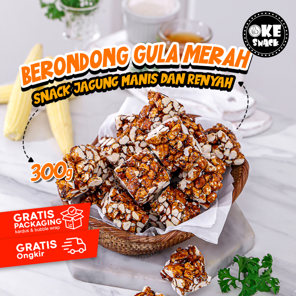 

Berondong Jagung Gula Merah 200g