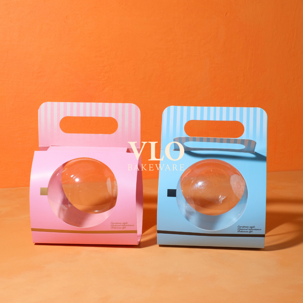 Souvenir box mika bola bulat | dessert tiramisu bowl | kotak dessert birthday