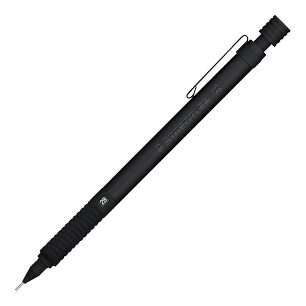 

Staedtler Mechanical Pencil All Black 925-35 Series Metal Body Drafting Pencil Pensil Mekanik