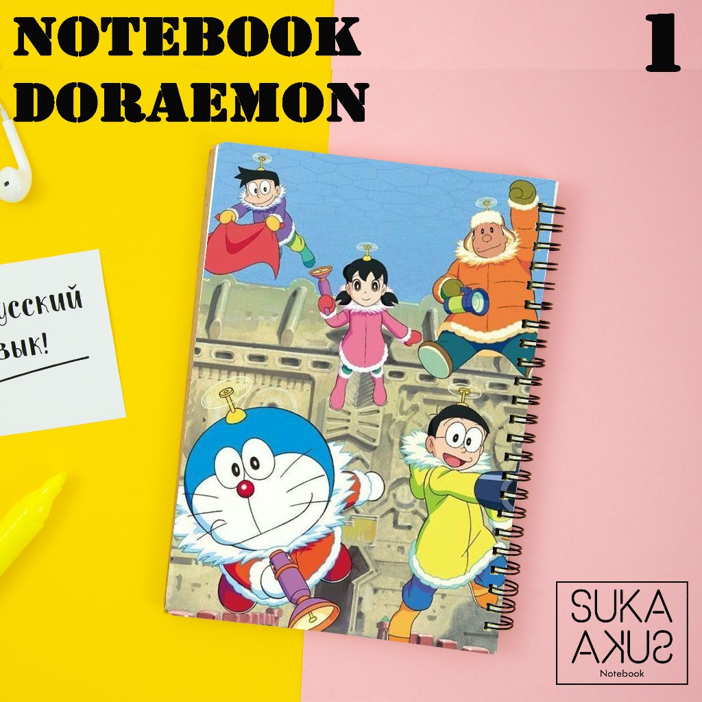 

Buku notebook anime DORAEMON custom 100 halaman full colour limited murah dan tahan lama