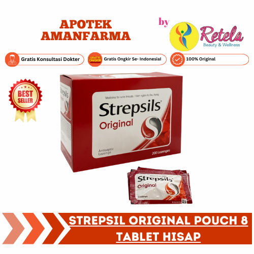 

Strepsil Original Pouch 8 Tablet Hisap
