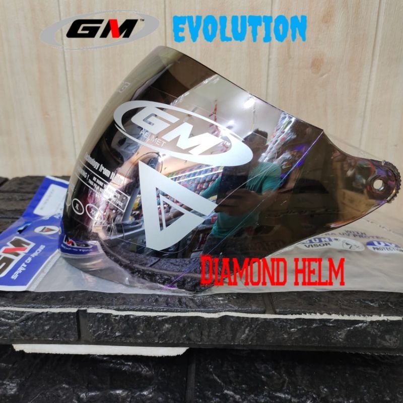 KACA HELM VISOR HELM GM EVOLUTION | GM ICON | GM FIGHTER | RAINBOW ORIGINAL GM