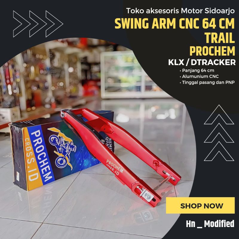 SWING ARM PROCHEM TRAIL KLX DT 64 CM
