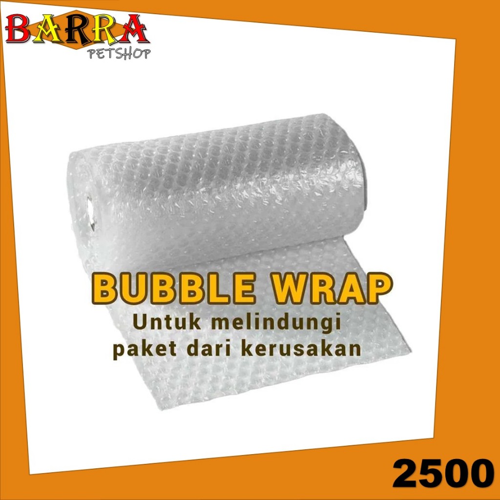 

BUBBLE WARP UNTUK MELINDUNGI PAKET DARI KERUSAKAN BarraPetShop