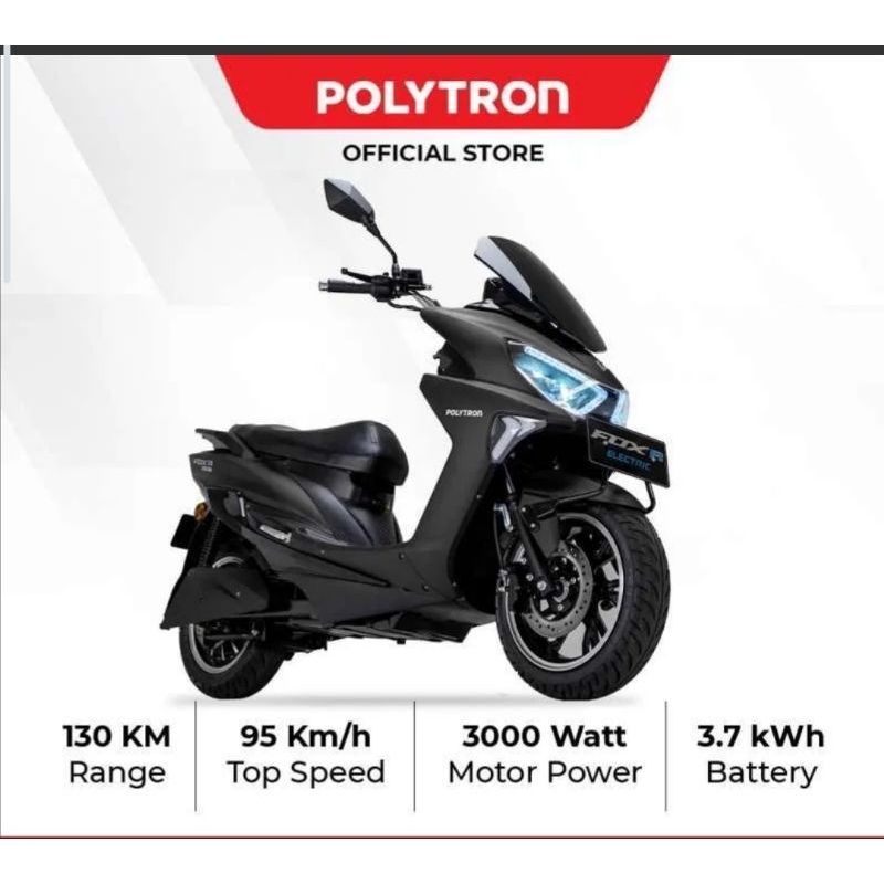 Polytron Fox R Electric Sepeda Motor Listrik - OTR All daerah