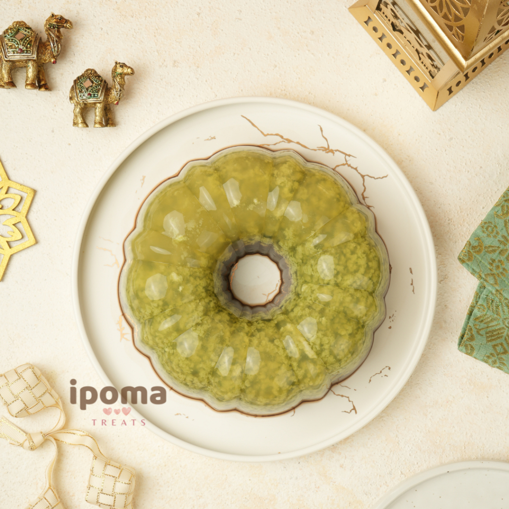 

Ipoma Treats - Puding Pandan Lumut Coklat 20cm / Pudding Pandan Lumut Cokelat Acara Ultah Premium