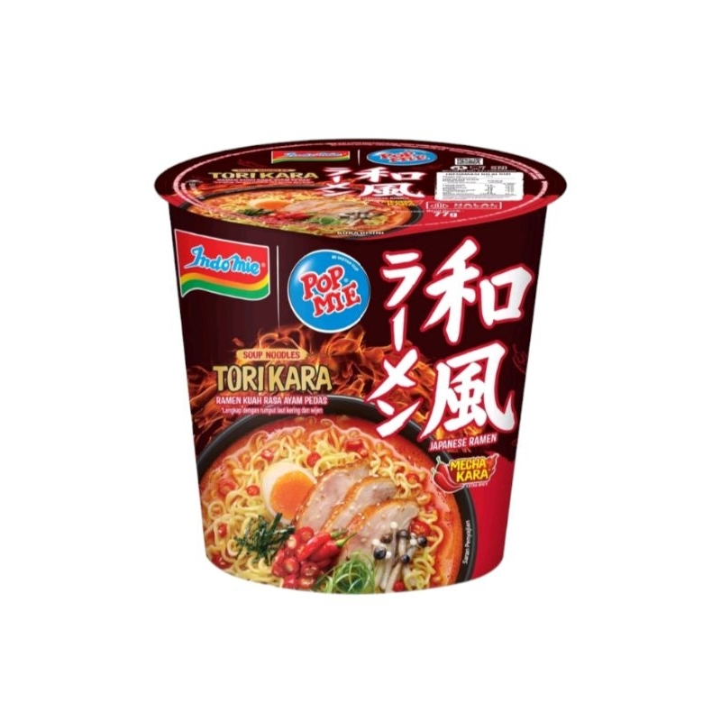 

Pop mie mi instan tori kara ramen cup 70 gr / pcs