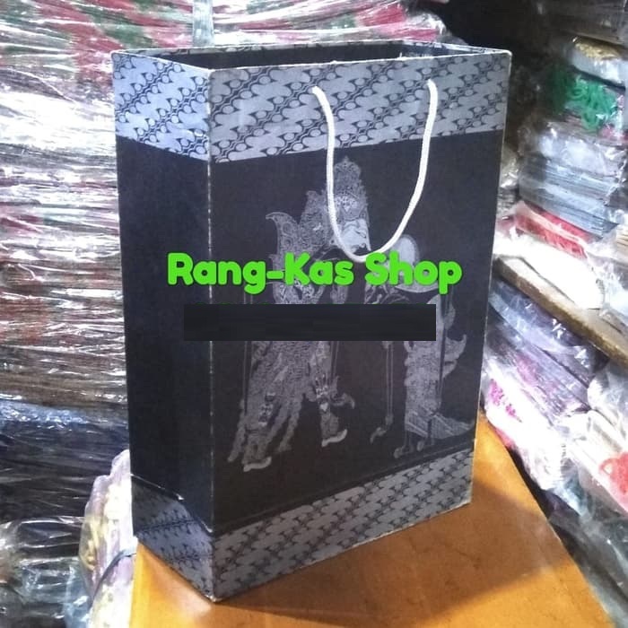 

Paper bag Batik Wayang Silver XL Eksklusif samson doff