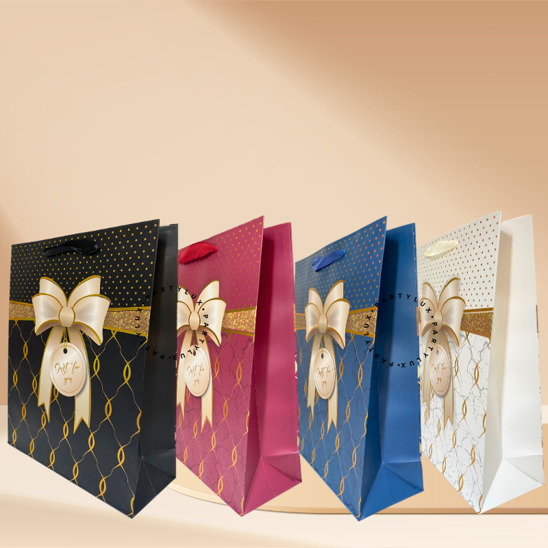 

Paper Bag Motif Pita Polkadot / Goodie Bag / Tas Kado Ulang Tahun