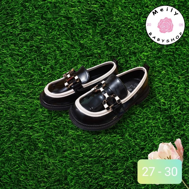Sepatu Pansus Anak Hitam Putih Sepatu Fashion Anak Hitam Untuk Anak 3 Tahun Sampai 5 Tahun