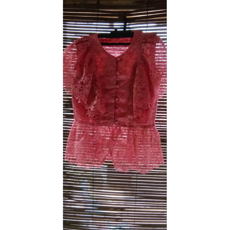 Preloved atasan brukat/ brukat Preloved/ Atasan brokat PL/preloved pribadi