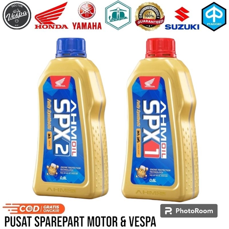 (ORIGINAL) Oli Honda SPX Full Synthetic 10W-30 - Oli Mesin Motor