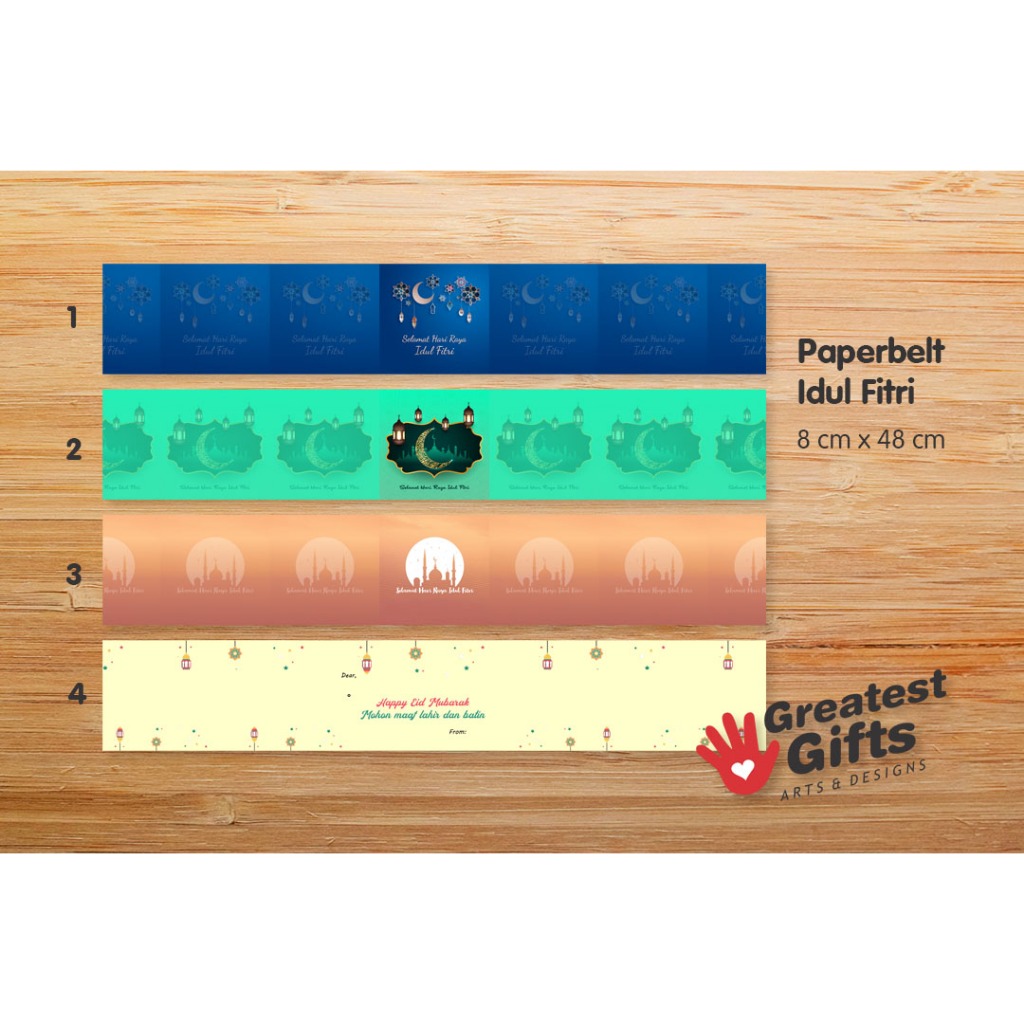 

TERMURAH Paperbelt Idul Fitri Lebaran Ramadhan Sleeve Paper Belt