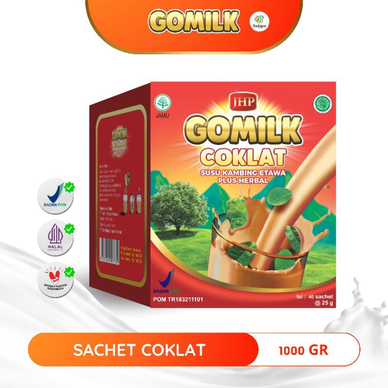 

Susu Gomilk Sachet 1 kg - Isi 40 Sachet | BARIKLANA INSAN HERBA