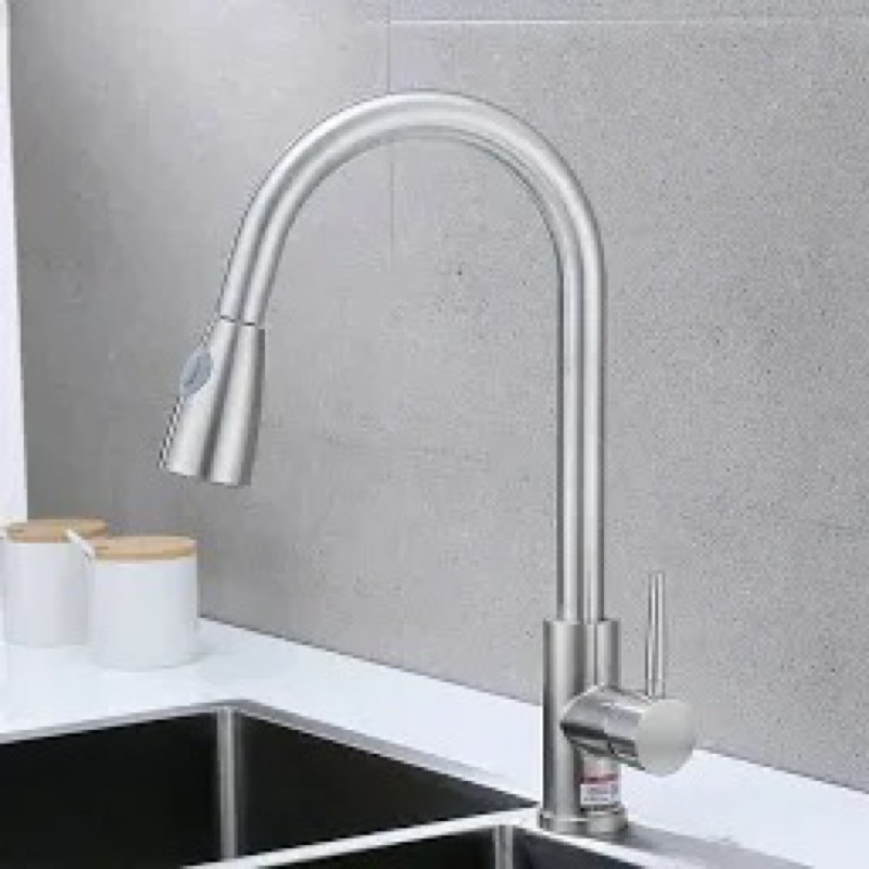 KRAN ANGSA TARIK STAINLESS// KITCHEN SINK KRAN AIR CUCI PIRING