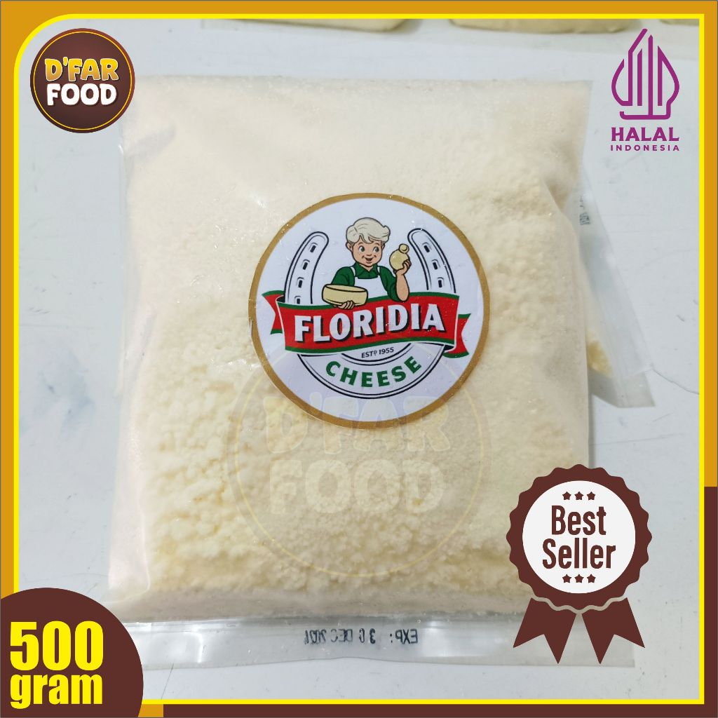 

Keju Parmesan Floridia 500gr Repack / Floridia Repack 500gr / Parmesan Floridia Repack