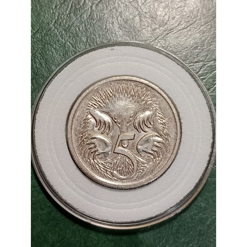 Koin Australia 5 cents tahun 2002