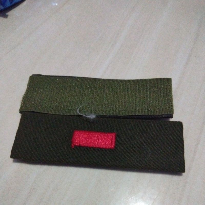 Bordir pangkat topi prada tni