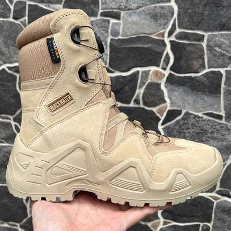 sepatu combat boot 8inc krem putar cordura blackwater