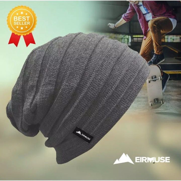 Excellentshop755 - Kupluk Pria Dan Wanita Dewasa Beanie Hat Cap Eirmuse Mahal Beanie Mask Knitted 20