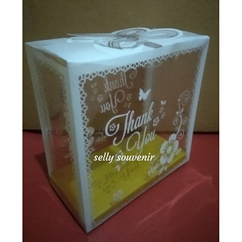 Box mika mangkok sup besar/mangkok twotone free alas+tali