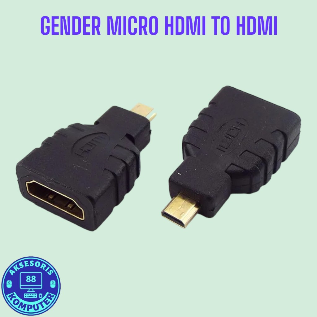 GENDER | MICRO HDMI TO HDMI | MICRO HDMI MALE TO HDMI FEMALE