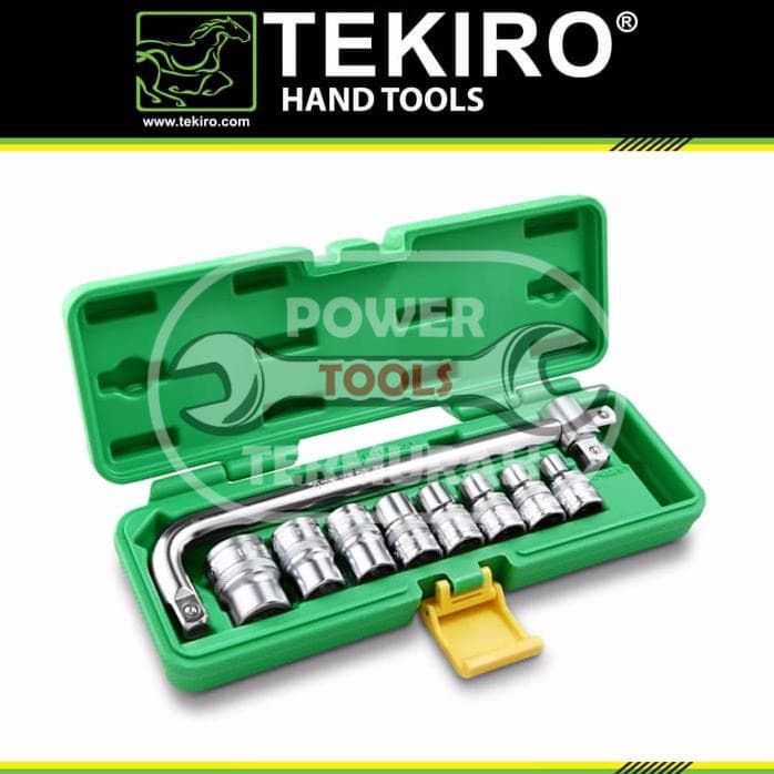 

KUNCI SOCK SHOCK SET TEKIRO 10 PCS 6PT 8-24 MM PLASTIK 1/2" MAKASSAR