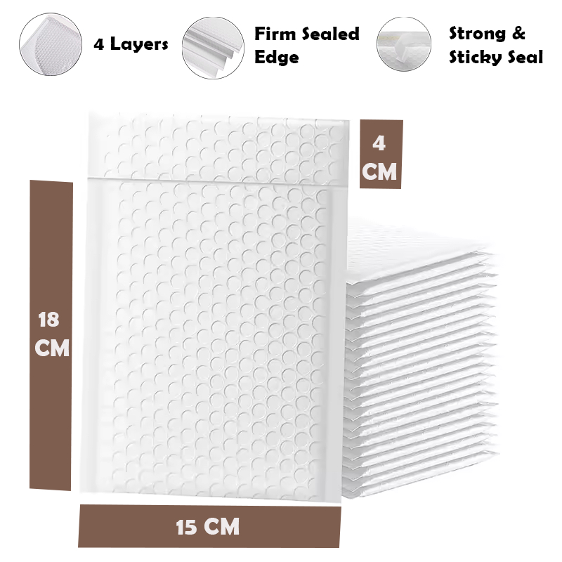 

Amplop Bubble Packing Bubble Mailer Bubble Wrap Bubble Bag 15 x 18 cm