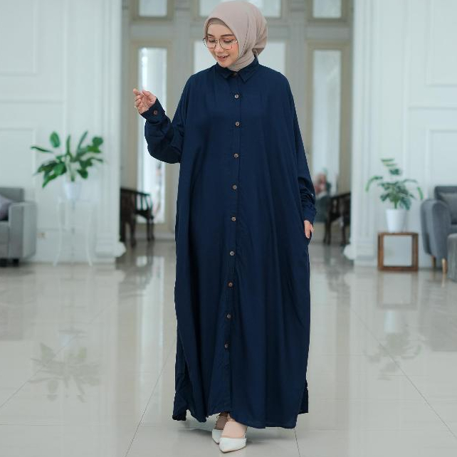GAMIS JUMBO LEBARAN LD 140 XXXXXL 5l BY MAYRA KATUN RAYON TWILL PENGAJIAN OKE