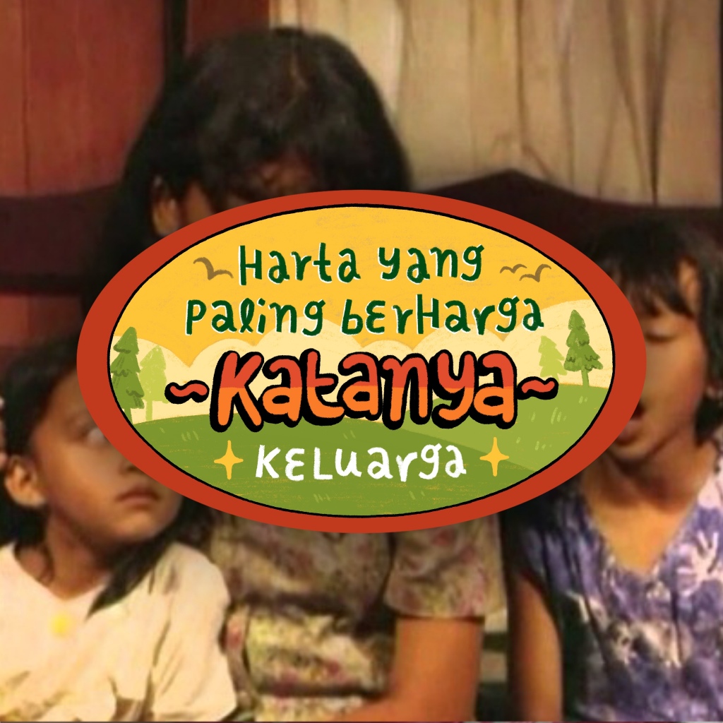 

[HariHariUna] Keluarga Cemara - Die cut sticker