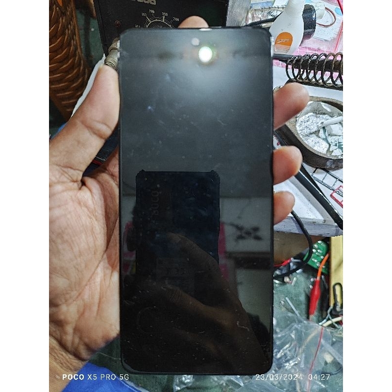 Lcd infinix hot 11s/nfc bekas minus flexible