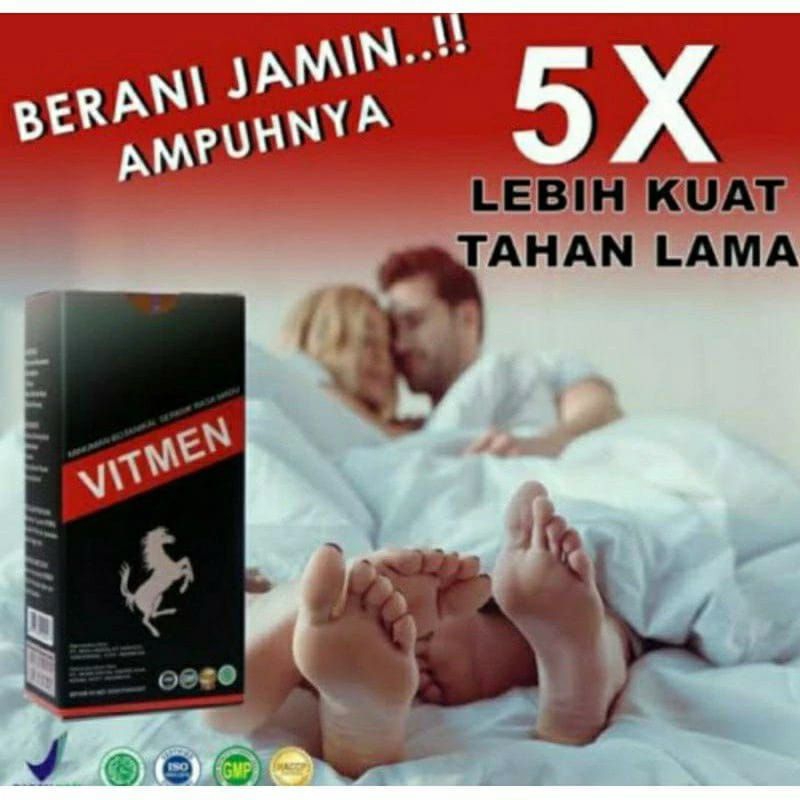NEW VITMEN ISI 1 BOX / 5 SACHET BPOM SERBUK MINUMAN PENAMBAH ASLI 100% ORIGINAL OBAT KUAT PANJANG PE