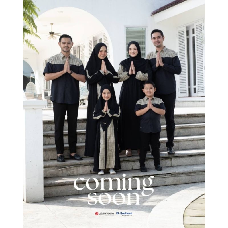 SARIMBIT YASMEERA CORDOVA BLACK SARIMBIT YASMEERA TERBARU 2024 COUPLE LEBARAN BAJU LEBARAN