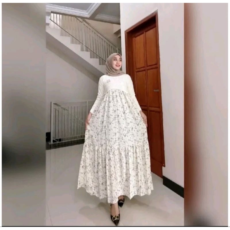 gamis rajut Bangkok viral ORI Zara women cantik