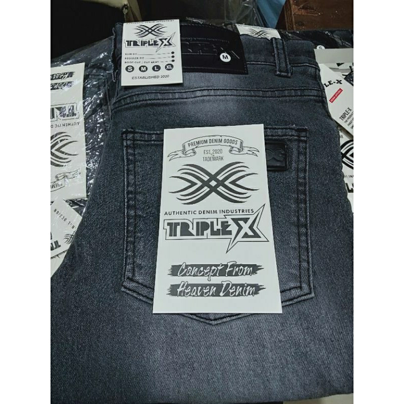 jeans pensil pria/levis pria pensil abu muda