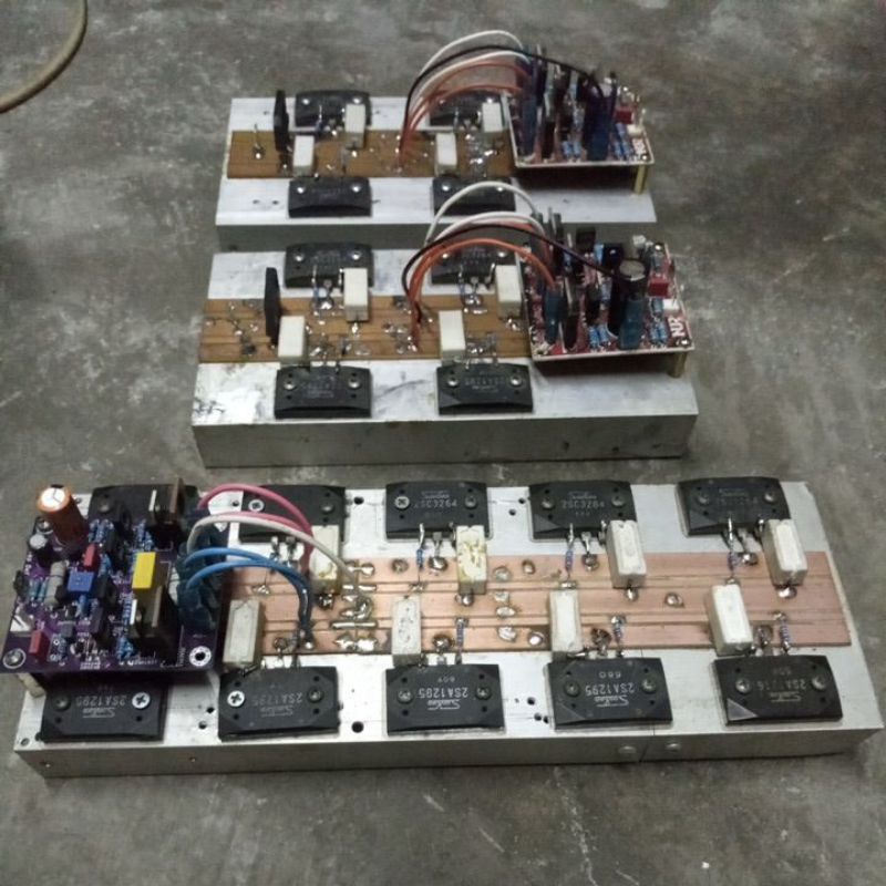 driver bostrab def fulset heatsink 5 set transistor final