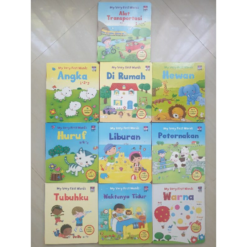 (Preloved) 10 Buku Seri My First Words Terbitan BIP