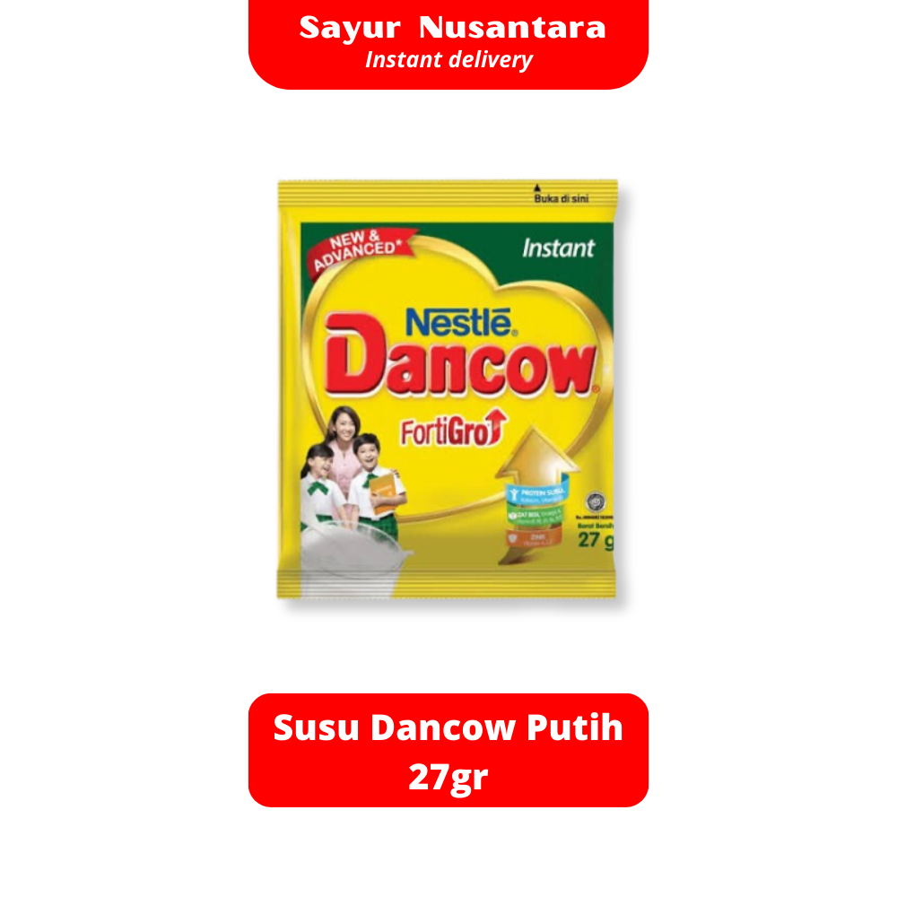 

Susu Dancow Putih Sachet 27gr - Sayur Nusantara