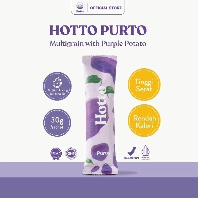 

Hotto Purto multigrain with purple potato sachetan/Hotto mame sachet