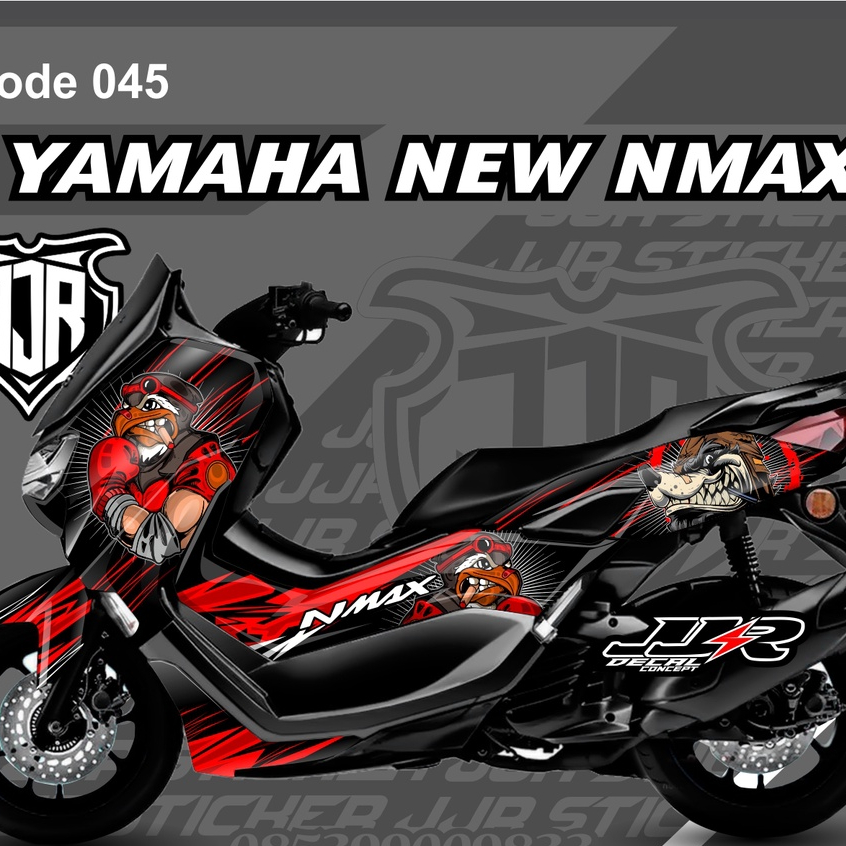 STIKER DECAL FULL BODY YAMAHA NEW NMAX KEREN