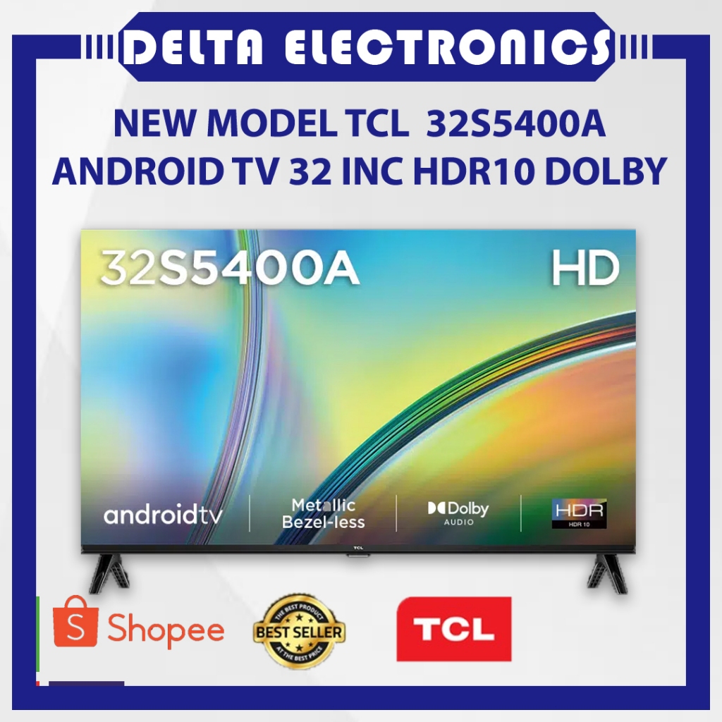 TCL 32S5400A LED TV 32 inc Android TV BEZEL LESS FullHD HRD10