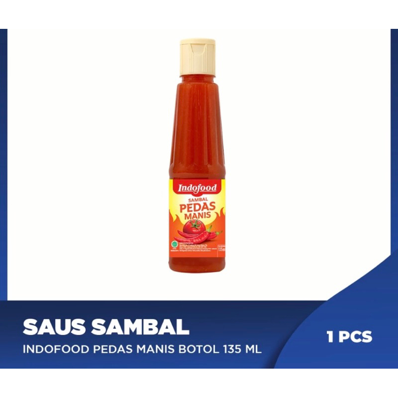 

saus sambal pedas indofood 135ml