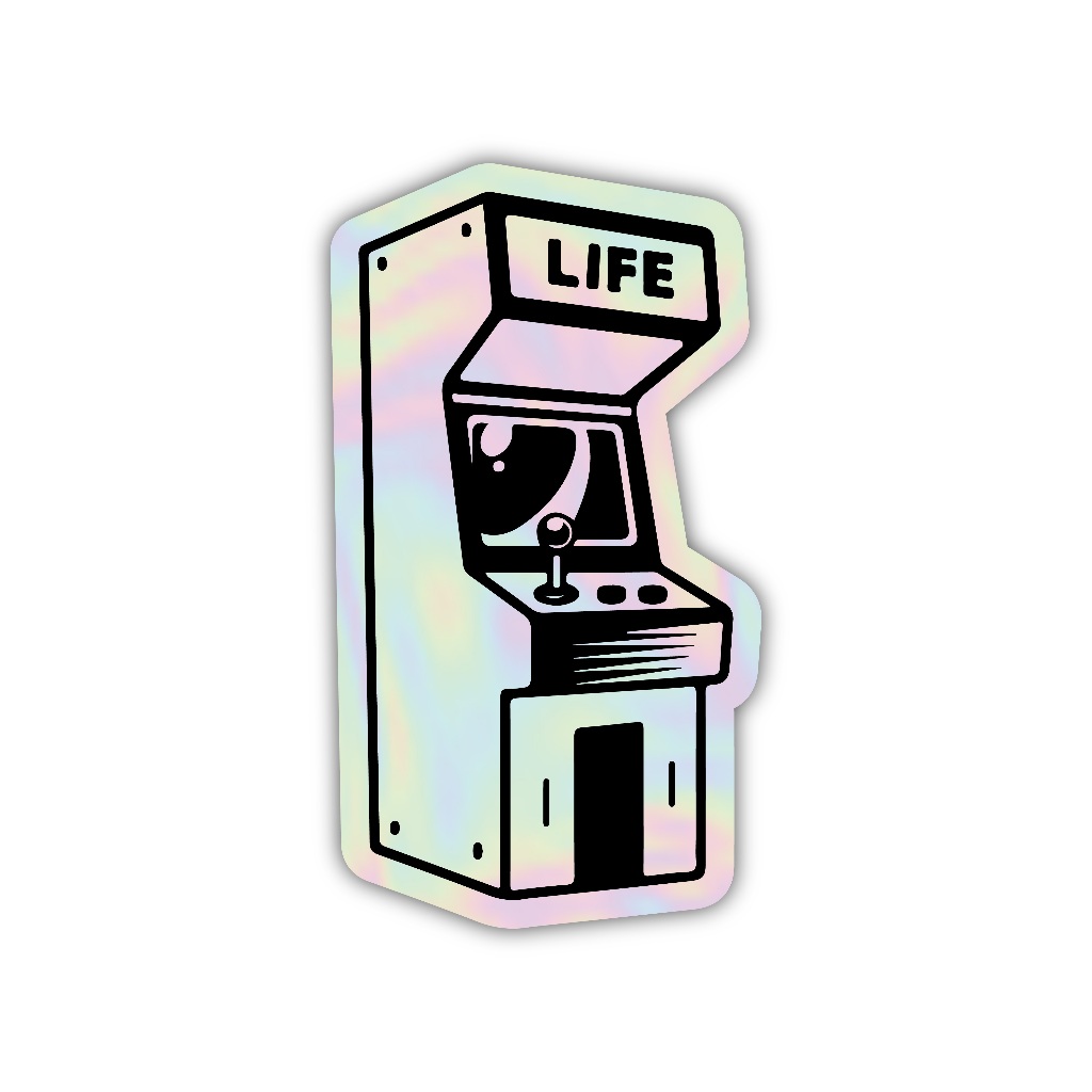 

sticker life, stiker hologram satuan- Z111