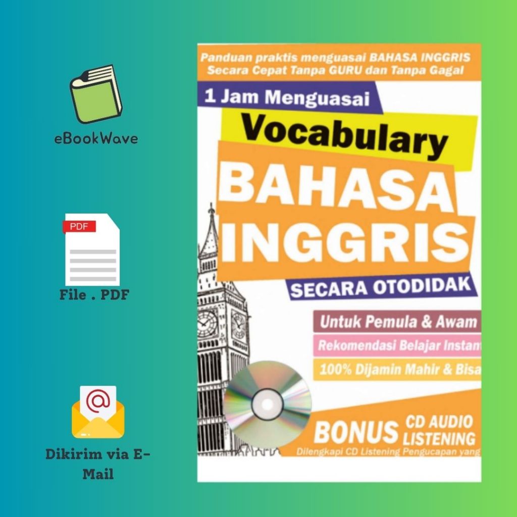 

1 Jam Menguasai Vocabulary Bahasa Inggris Book BEST SELLER (Bahasa Indonesia)