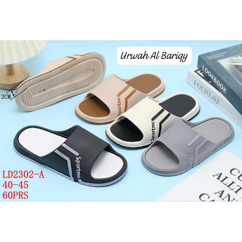 Sandal Pria Terbaru/Sendal Selop wedges jelly /Sendal Karet Kekinian