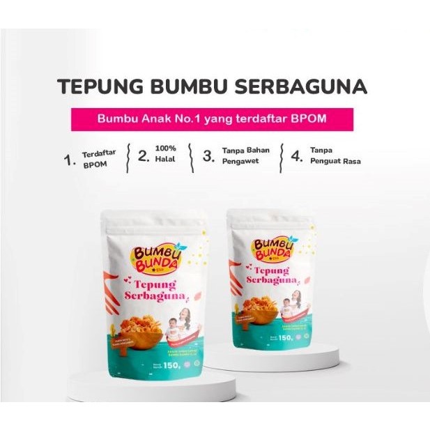 

Bumbu Bunda Elia BPOM Tepung Crispy Non MSG Non Pengawet (006151)